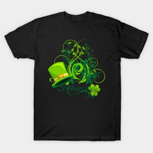 St. Patrick's Day. Patchwork T-Shirt